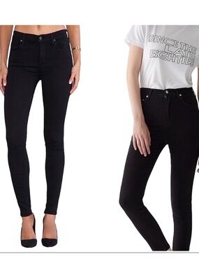 AGOLDE Filter Free Jeans Black Sz 28 Excellent Condition
